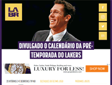 Tablet Screenshot of lakersbrasil.com